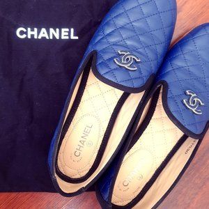 chanel -lambskin，blue